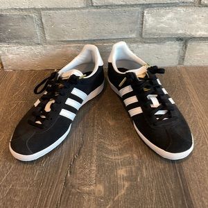 Adidas Gazelle Black Tennis Shoes